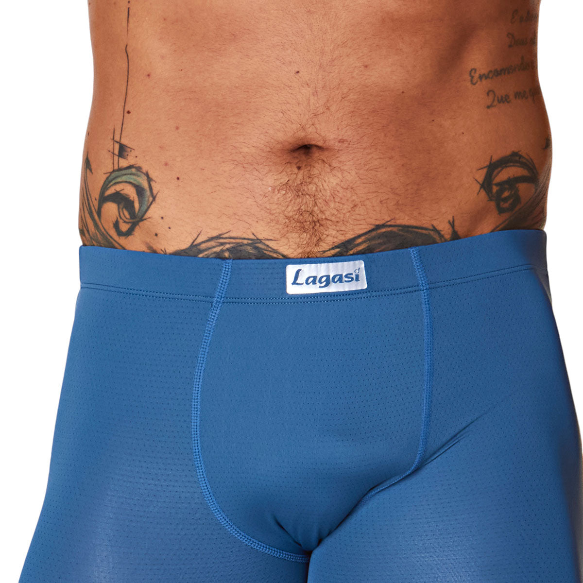Cueca Microfibra Masculina Adulto Lagasi Azul Atol New Trip - REF. 3000