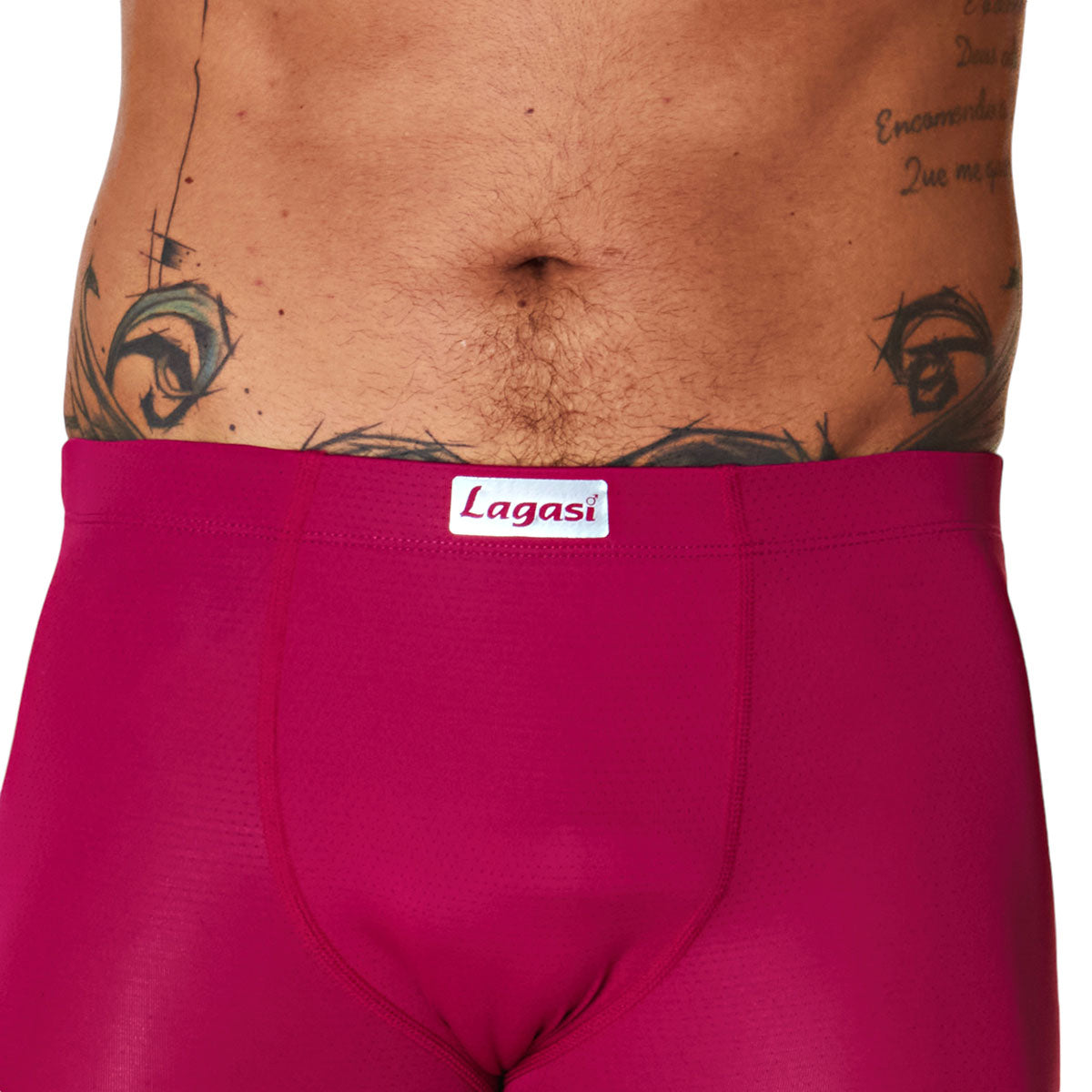 Cueca Microfibra Masculina Adulto Lagasi Marsala New Trip - REF. 3000