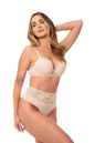 Conjunto Lingerie Lagasi de Renda e Micro C. Aplic Na Alça - REF. 512188