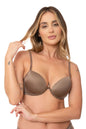 Conjunto Sutiã e Calcinha Lagasi Básico Castanho - REF. 9205
