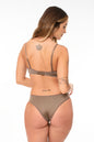 Conjunto Sutiã e Calcinha Lagasi Básico Castanho - REF. 9205