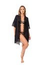 Robe Lagasi Microfibra C.Renda Preto - REF. 3112