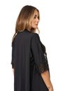 Robe Lagasi Microfibra C.Renda Preto - REF. 3112