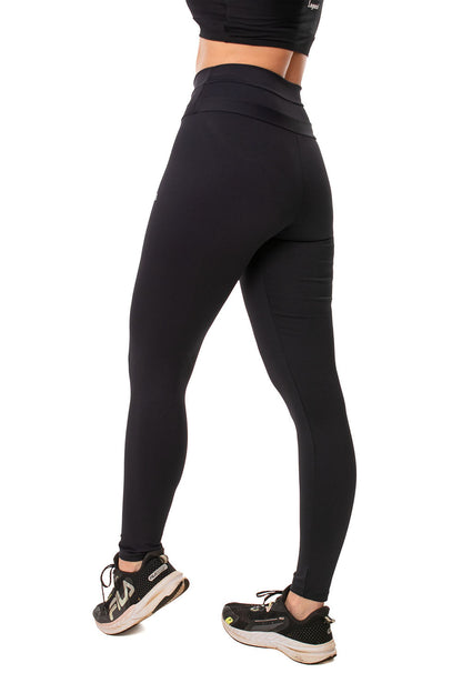 Calça Fitness Lagasi Cós Triplo Preto - REF. 3158