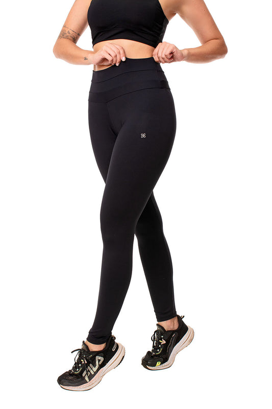 Calça Fitness Lagasi Cós Triplo Preto - REF. 3158