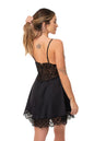 Camisola Lagasi Microfibra C.Renda Preto - REF. 3012