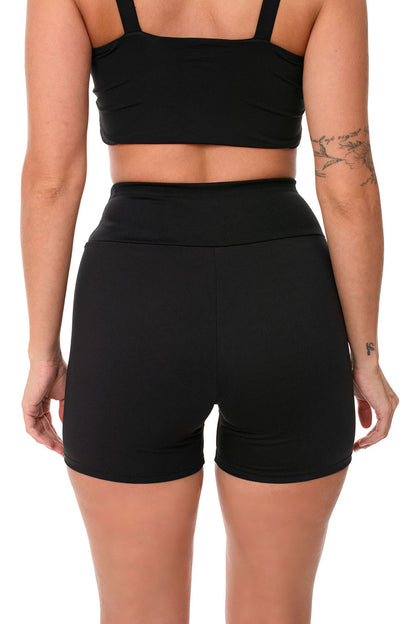 Short Fitness Lagasi Curto Meia Coxa Preto - REF. 3076